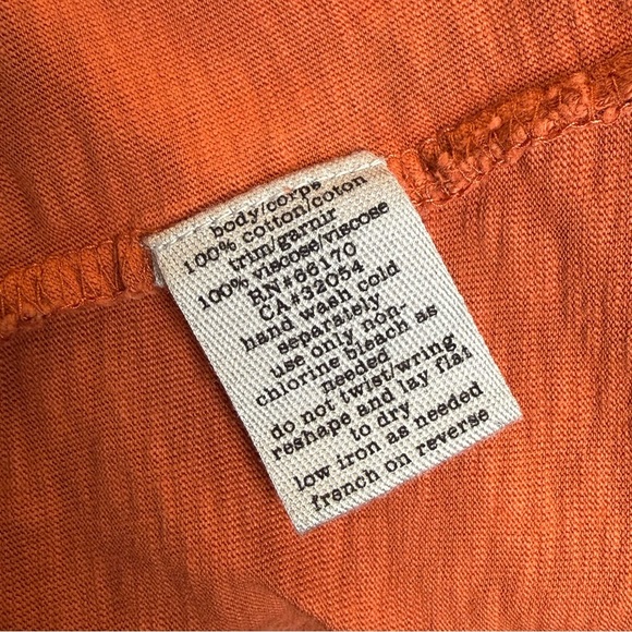 Ecote Terracotta Embroidered Tank Top - Picture 6 of 6